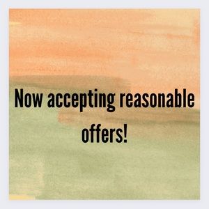 Reasonable offers will be considered!